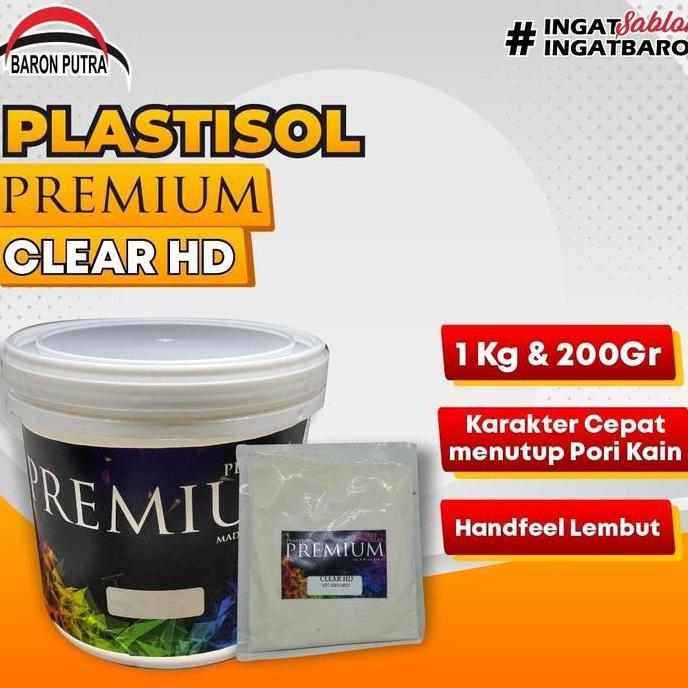 ,,,,,,,] PREMIUM PLASTISOL CLEAR HD 1KG