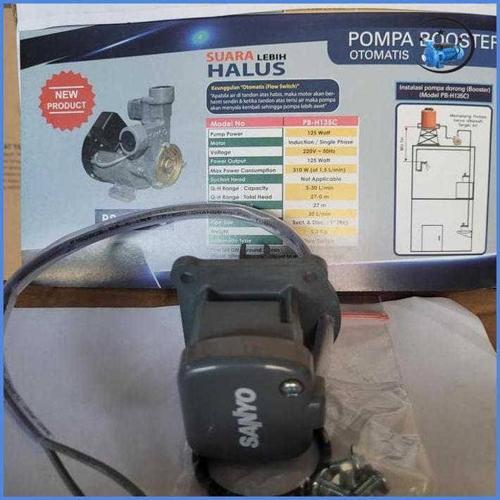 Otomatis Pompa Booster Sanyo Pb-H135C Premium