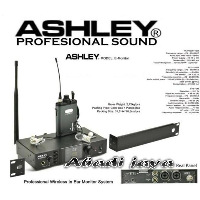 Ear Monitor Wireless Ashley Ear Monitor E Monitor Original