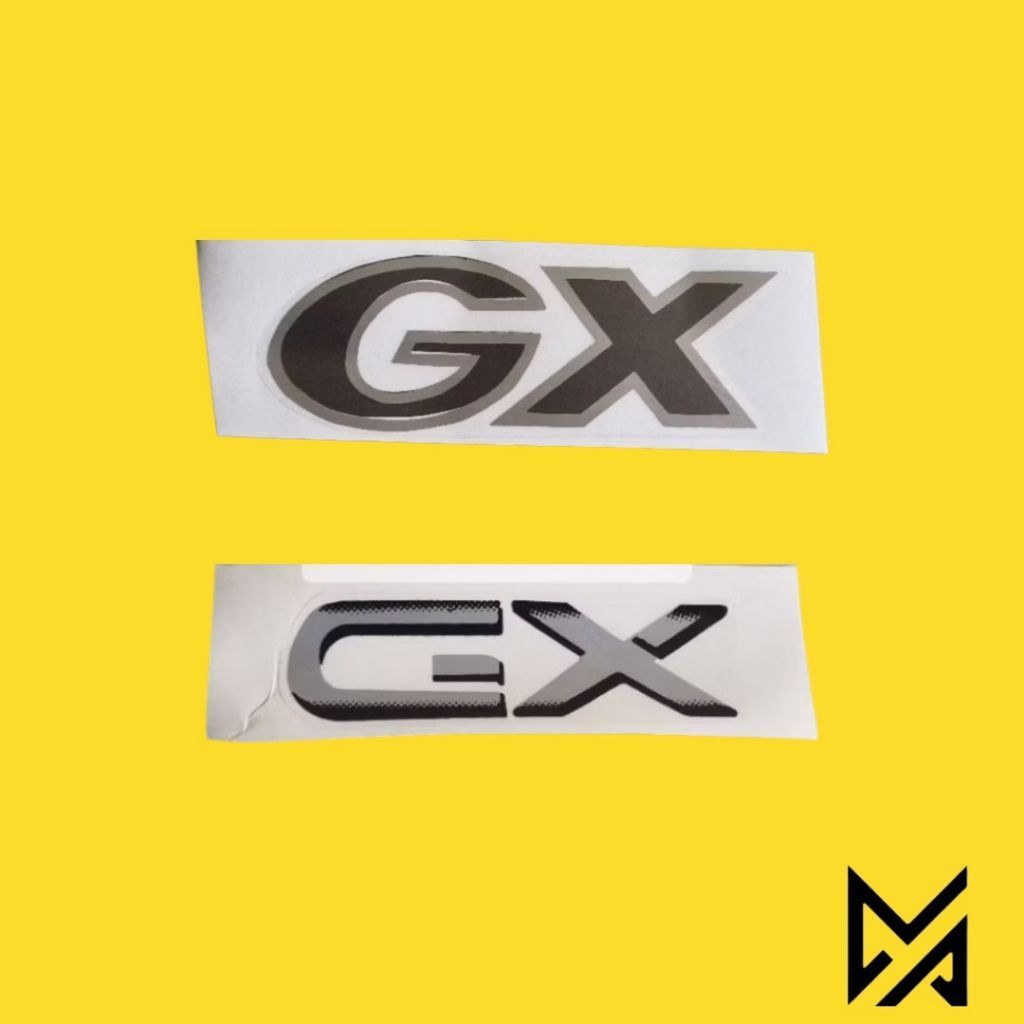 stiker body suzuki katana gx / stiker tulisan GX katana bagasi