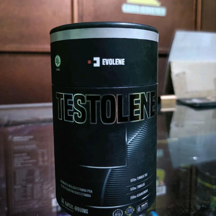 Evolene Testolene Testosteron Booster Suplemen Fitness - 30 Capsule
