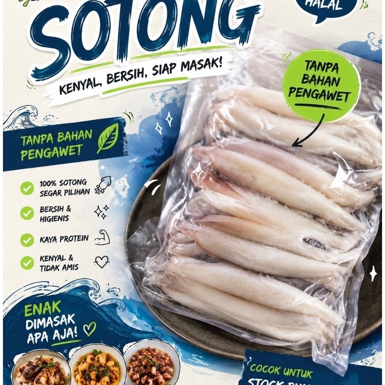 Sotong Goreng Khas Tasik Isi 10 - Sotong