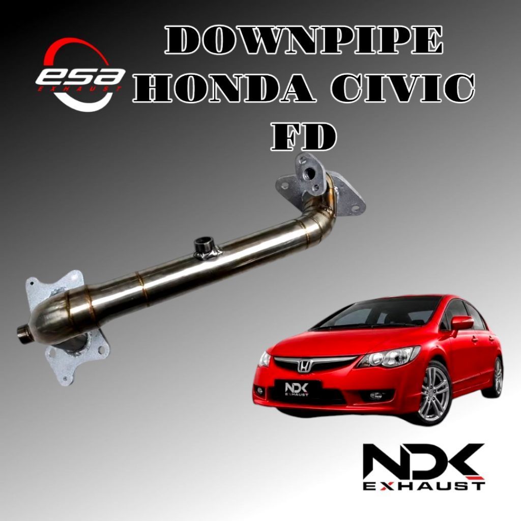 DOWNPIPE CIVIC FD NDK EXHAUST KNALPOT MOBIL RACING DOWNPIPE RACING MOBIL