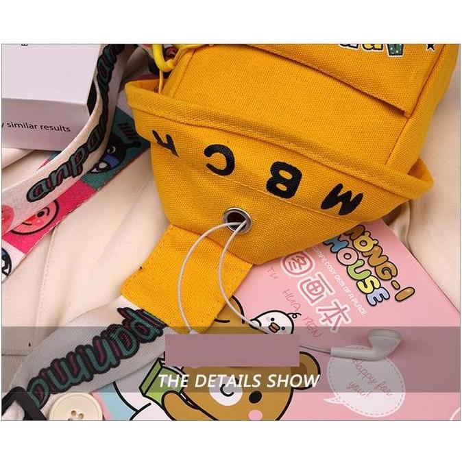 Ransel- Tas Anak Lucu Model Tali Bermotif Anpanman Tas Sling Bag Unisex Terbaru Gambar Random