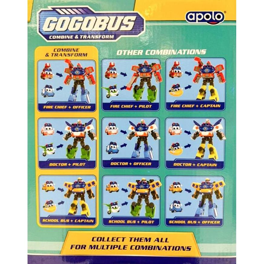 Syfers- Gogobus Transforming Robot Gogo Bus Firy Justin Amby