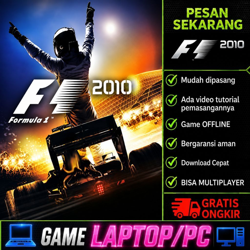 F1 2010 (FORMULA 1 2010) - GAME PC/LAPTOP - GAME OFFLINE