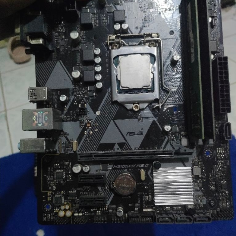 Motherboard ASUS H310M-K A2.0 LGA1151 I3 GEN 8 RAM DDR4 12GB