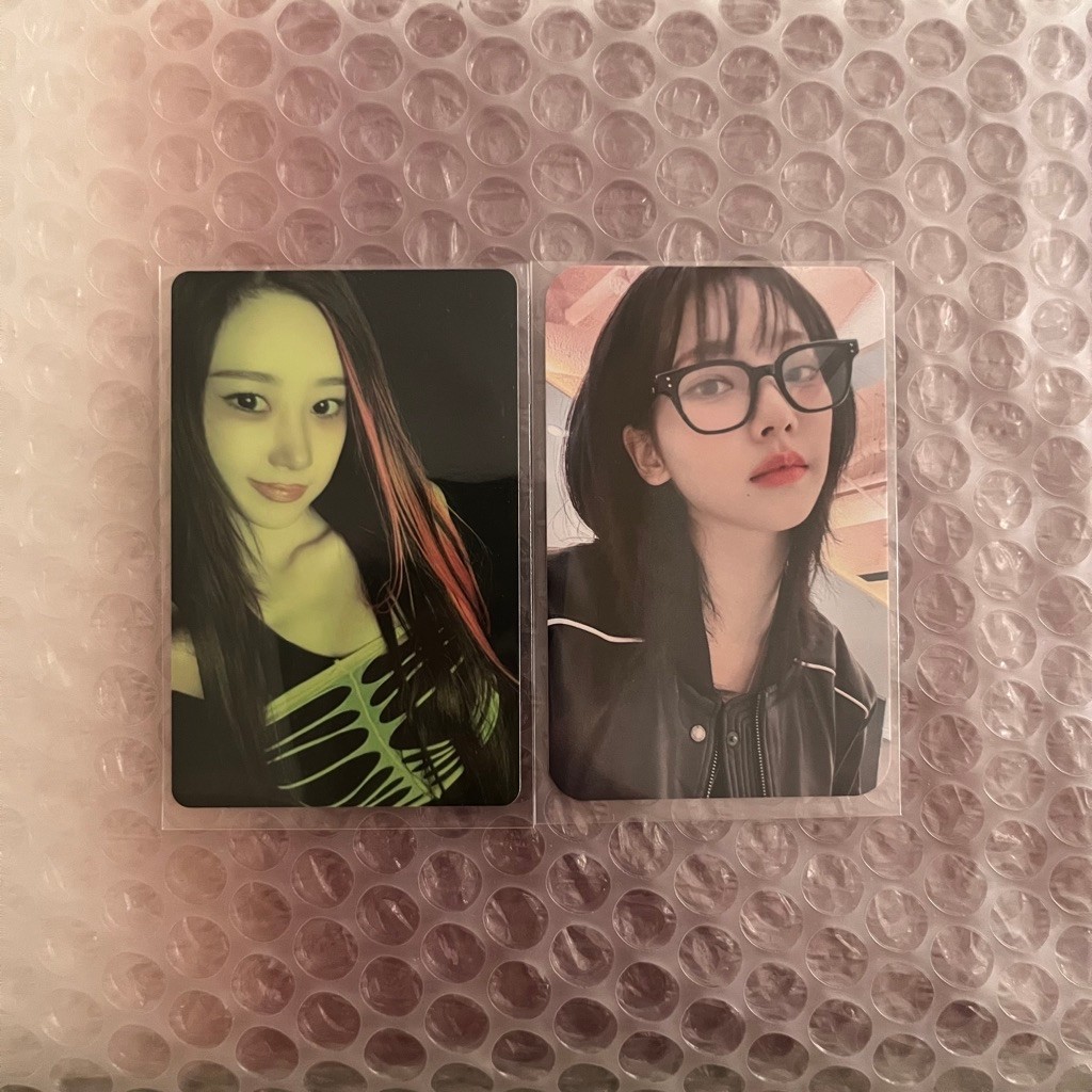 aespa karina giselle drama idoustage lemonade album smini ver photocard pc