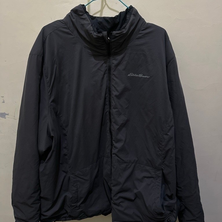 Jaket eddie bauer puffer revesible