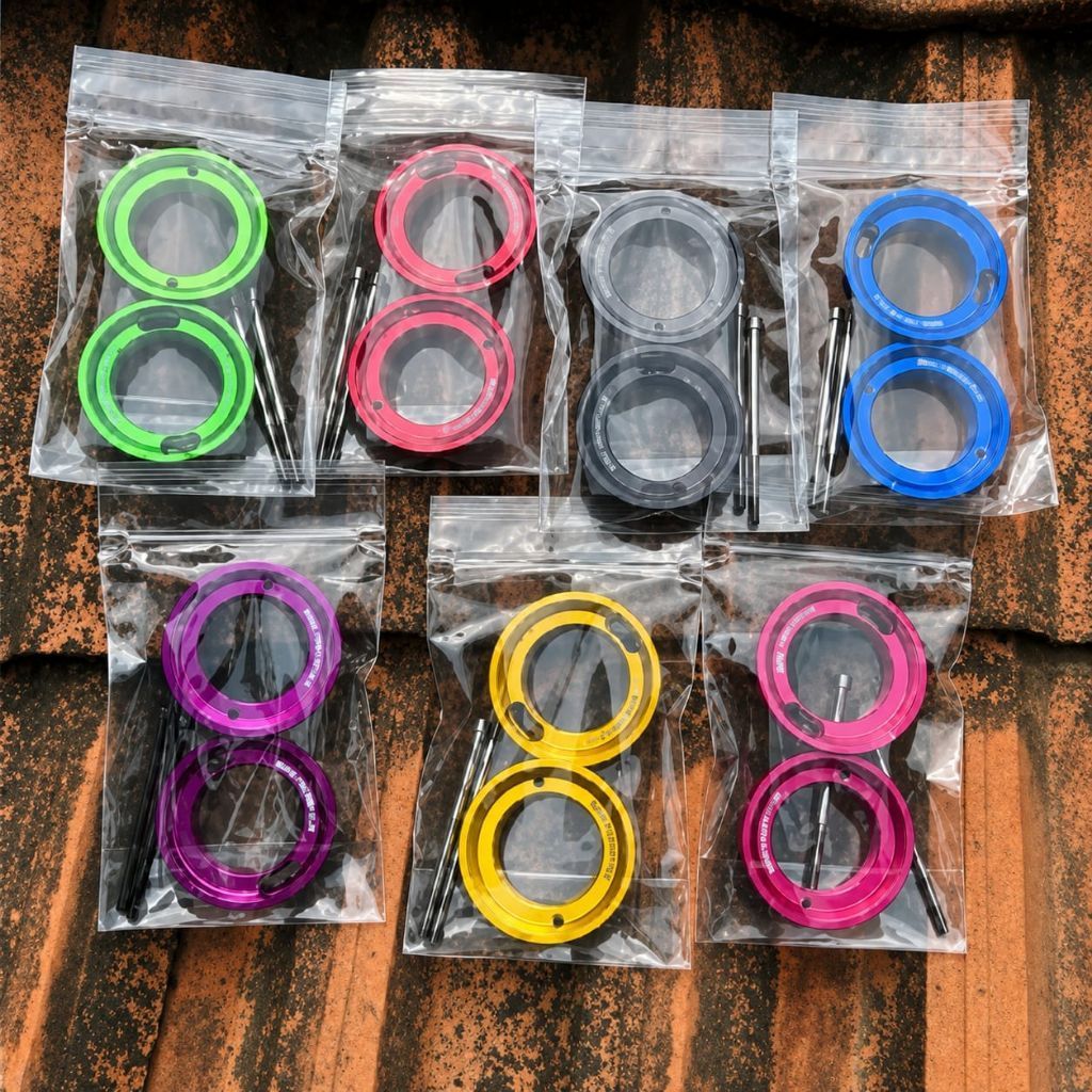 Adaptor BMX Aluminium Cat warna Anodize