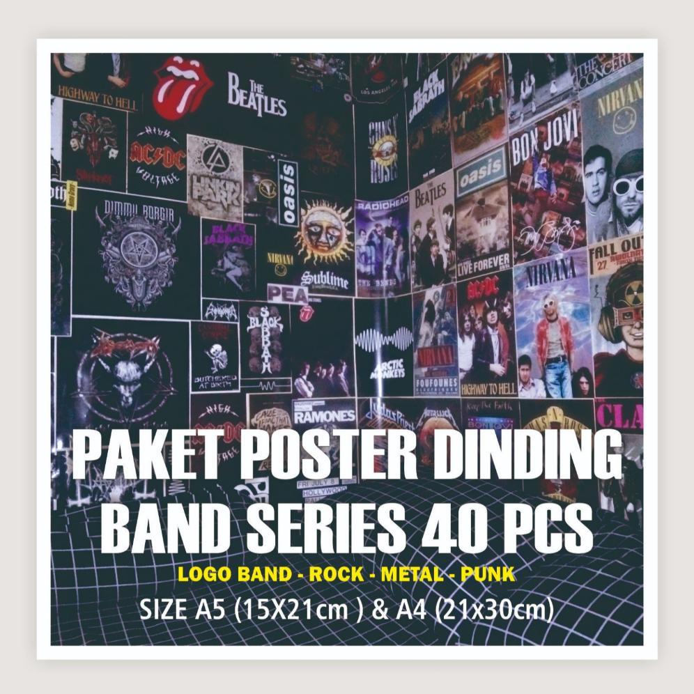Poster Dinding Aesthetic | Poster Band Series