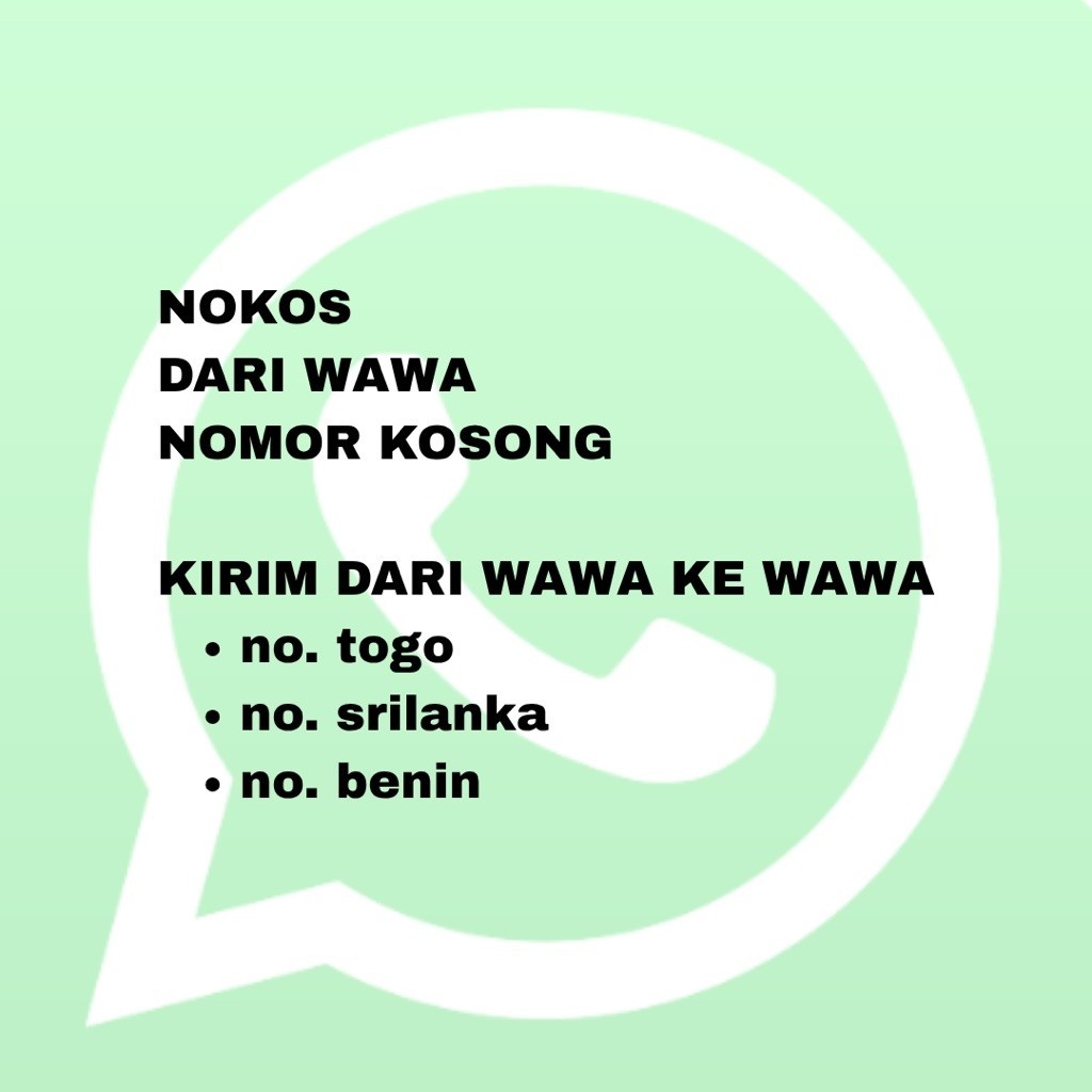 nomor kosong untuk meta || nokos ll wa nomor kosong