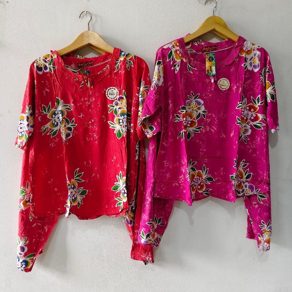 CP BATIK CAP COPAR DEWASA TANGAN 3/4   BATIK CAP COPAR  / SETELAN BATIK COPAR CAP PREMIUM  / ONE SET