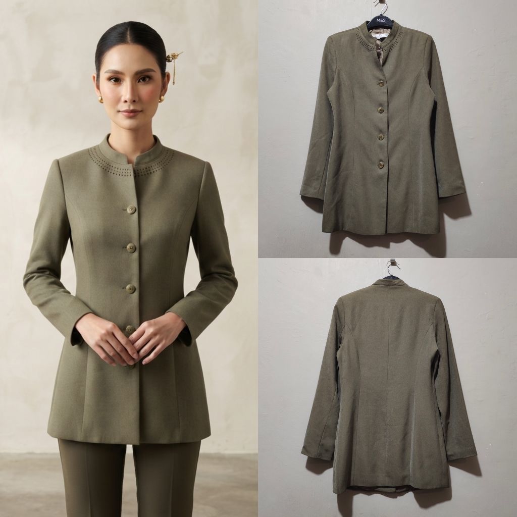 P.S Personal Style blazer olive blazer army blazer kerja blazer kantor blazer formal blazer jas blaz