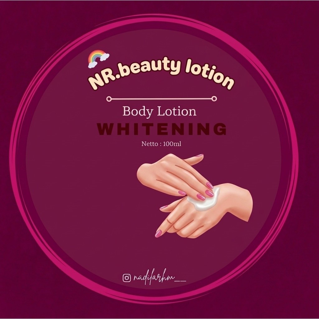 Body lotion WHITENING, NR.beuty lotion