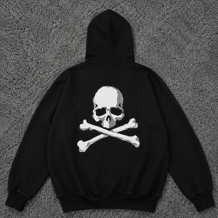HOODIE SWEATER BAPE×MASTERMIND FULLTAG PRIA WANITA
