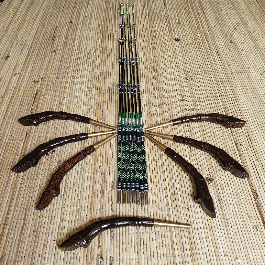 joran timbang 110 cm - joran pancing cabut pahul ruyung kawung