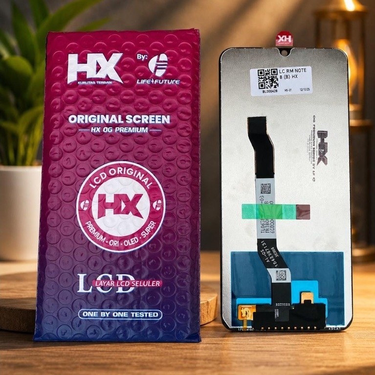 HX LCD Original untuk REDMI NOTE 8 - Layar Premium HX OG - Dengan Uji Satu per Satu - Kualitas Terba