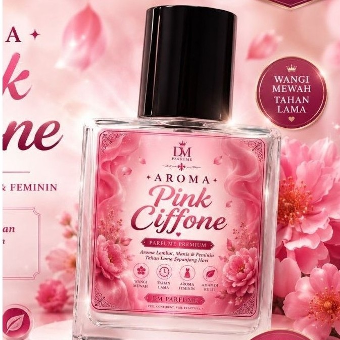 SVARGA SCENT Parfum Pink Ciffone Aroma Manis Cocok Untuk Pria & Wanita Reamaja / Dewasa Ukuran 30ml 