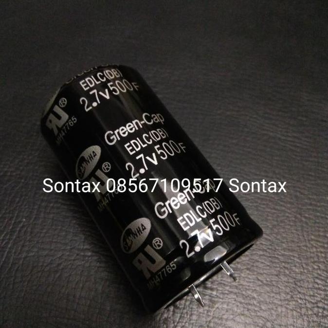2.7V 2,7V 2V7 2.7 2,7 V 500F 500F ELCO KAPASITOR CAPACITOR STX79