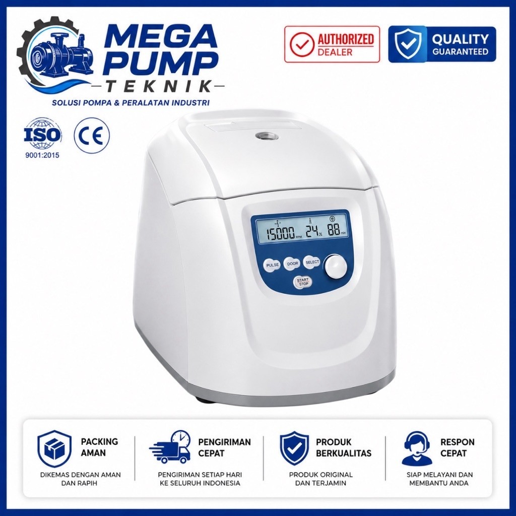 DLAB D3024 High Speed Micro Centrifuge 15000 RPM Benchtop Laboratory Microcentrifuge