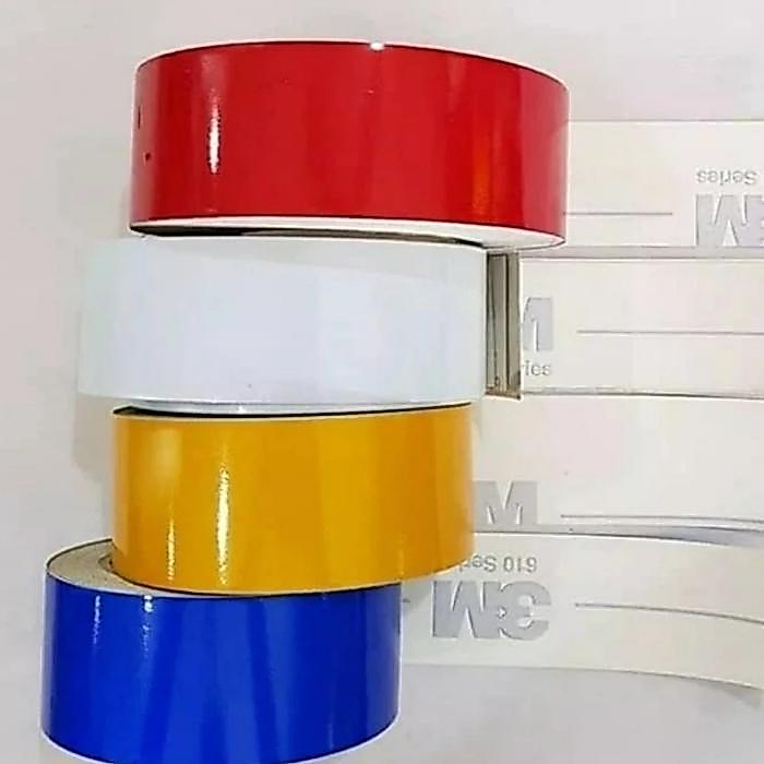READY stiker 3m 610 scotchlite Stiker 3m 610 Sticker 610 Ukuran 2"inchi x45M