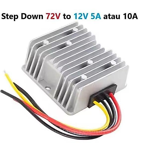 StepDown Step down 72V DC 60V 72 90V to 12Volt 12V 5A 10A 72Volt to 12Volt DC anti air