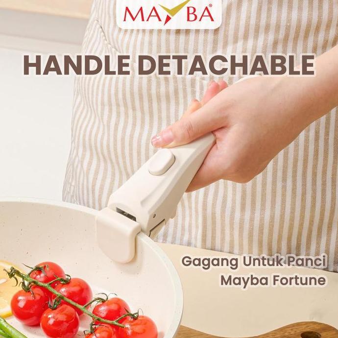 Mayba Gagang Detachable (Handle Yang Bisa Di Lepas) Untuk Panci Set Mayba Fortune