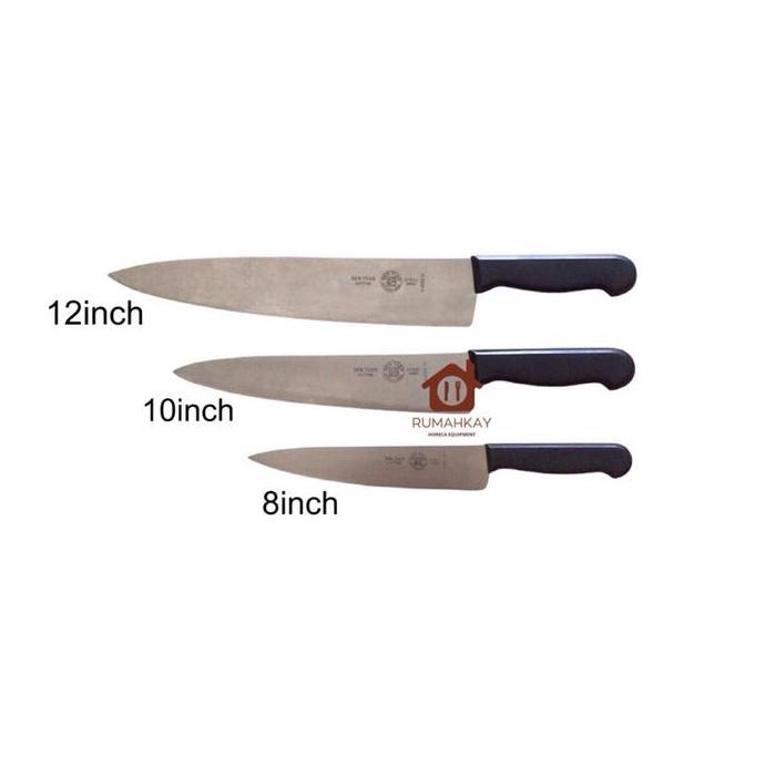 Pisau Dapur Chef Knife 8Inch 10Inch 12Inch / Pisau Daging Sayur Buah Chef Meat Fruit Knife 20Cm 25Cm