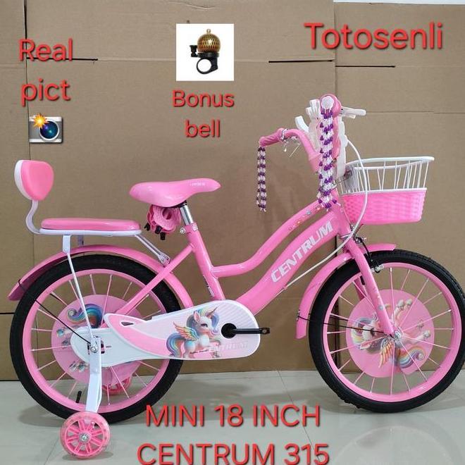 Sepeda Anak Perempuan 18 Inch Centrum 315 Mini Anak 18 Centrum 315