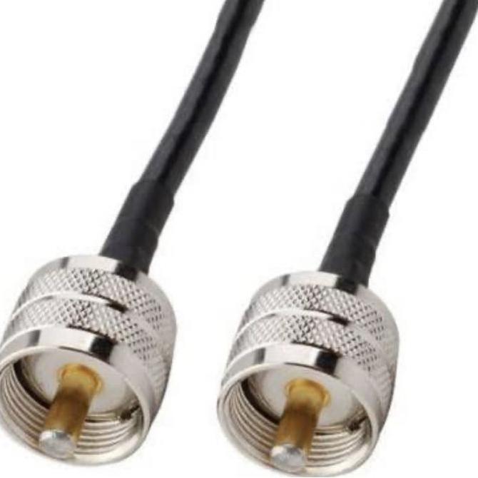 Ghiselijaya_ Kabel Jumper Rg58 Uhf Male Ke Uhf Male Panjang 50Cm