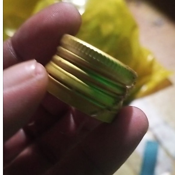 tutup aluminium gold neck 30 mm