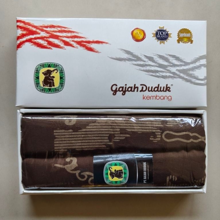 Sarung GAJAH DUDUK Kembang Dewasa / Kain Sarung Gajah Duduk Kembang