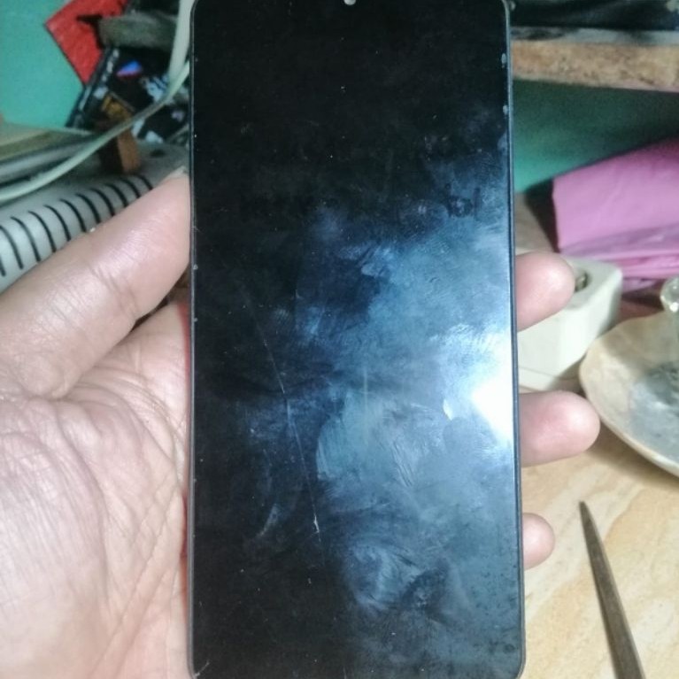 LCD + Frame Samsung A02 copotan
