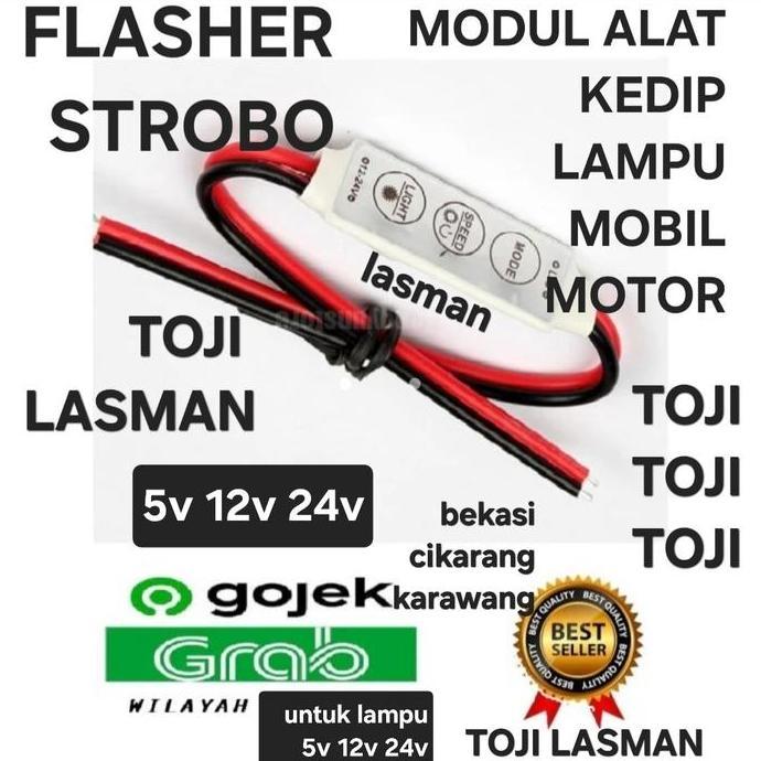 LED DIMMER CONTROLLER MODUL 12-24V LED DIMMER STROBO LED DIMMER / - STROBO MODUL STROBO 12V 24V KIT 