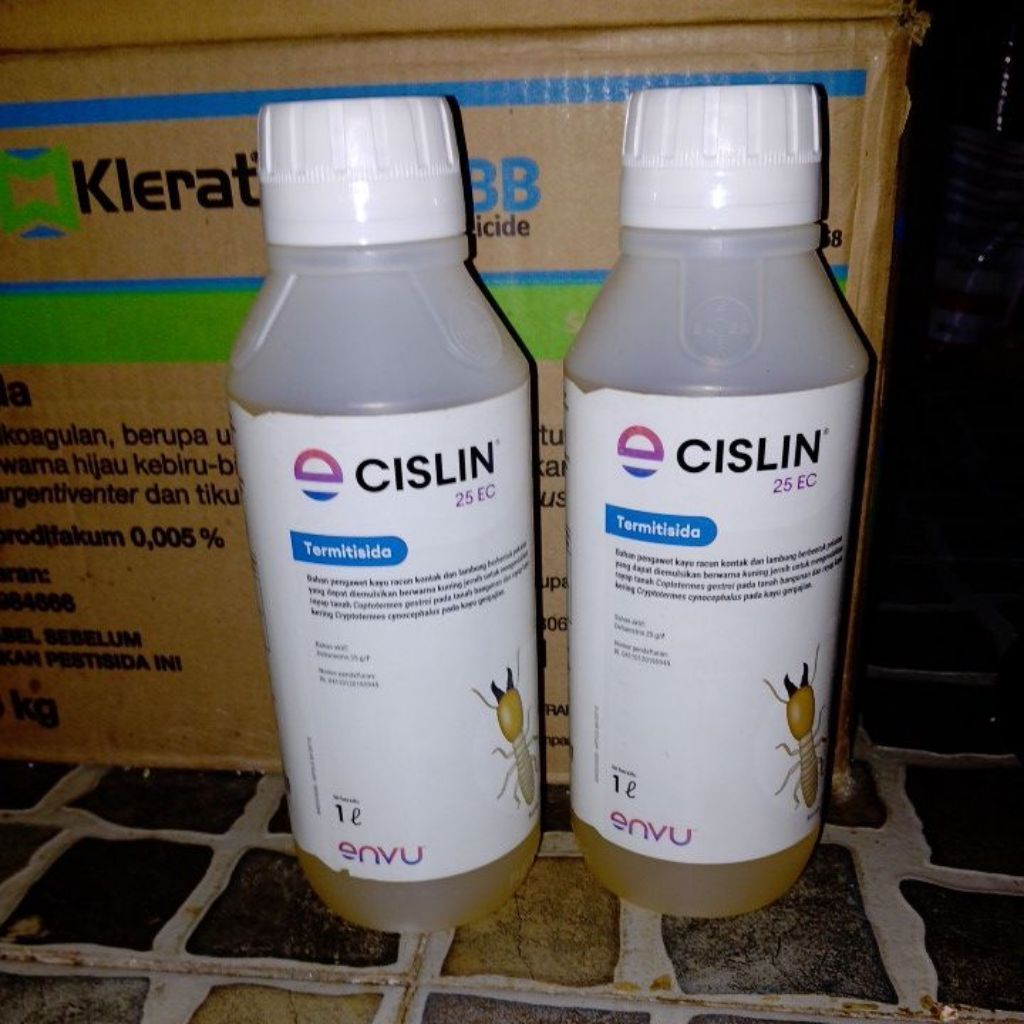 Cislin 25ec 1 Liter Obat Pembasmi Rayap Pyrethroid