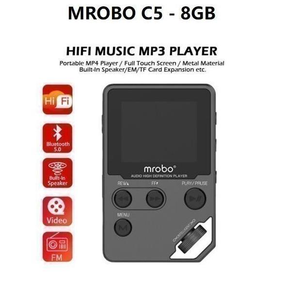 MROBO C5 8GB - MP3 MP4 Digital Audio Player Lossless HD FLAC