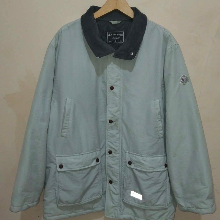champion puffer patch rubber timbul