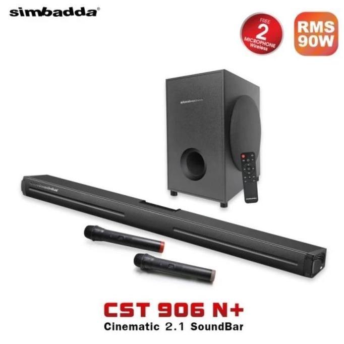 Simbadda Cst 906N+ Altes Bass Soundbar Tv Bluetooth Home Theater Speaker Karaoke Simbada 906 N+ 2 Mi