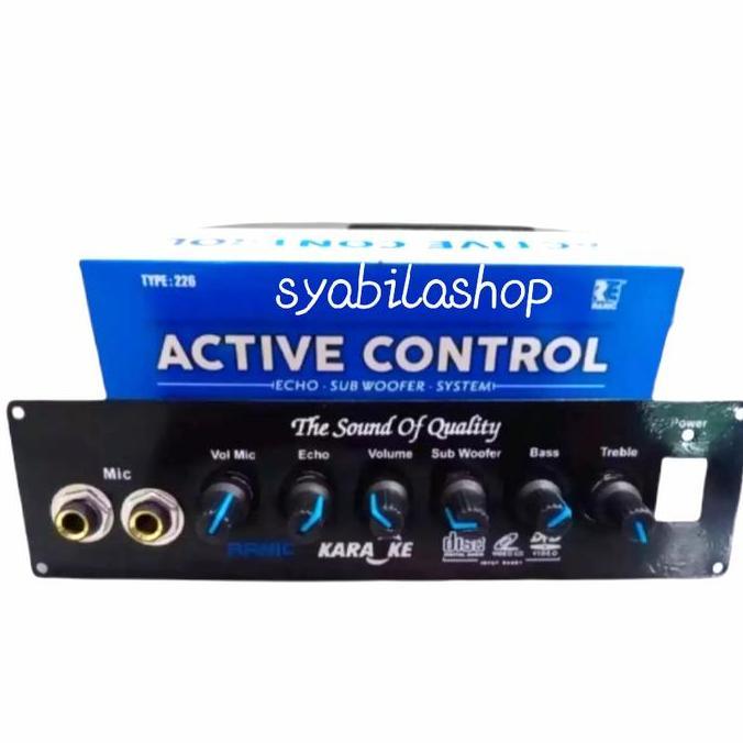 Kit Aktif Tone Kontrol Mic Echo Subwoofer Plus Panel