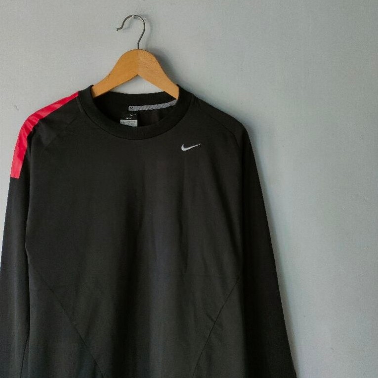 Crewneck Sweater Sweatshirt NIKE DRI-FIT Size L Original Second