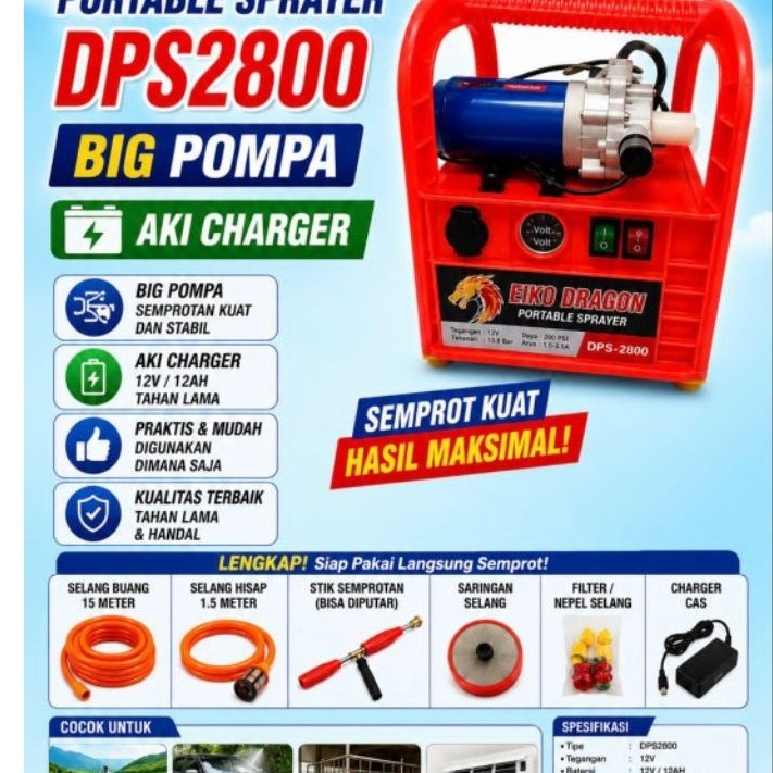 Pompa Portable Dragon DPS 2800