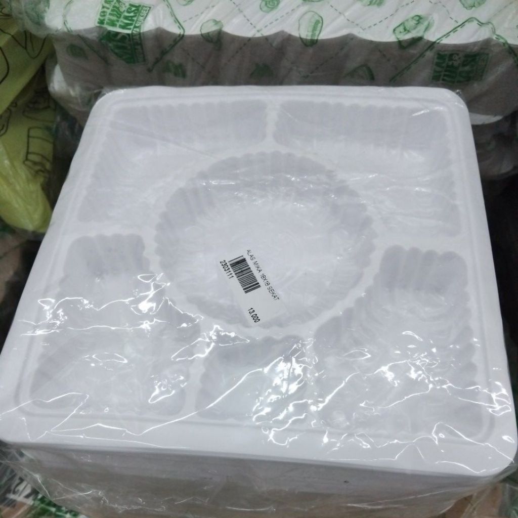Mika Dus Nasi 6 sekat 18x18cm - Tampilan Rapi, Higienis, dan Profesional