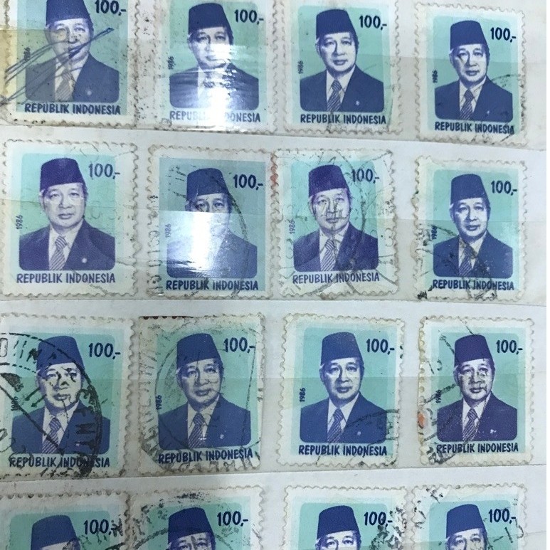 PERANGKO JADUL SOEHARTO 100