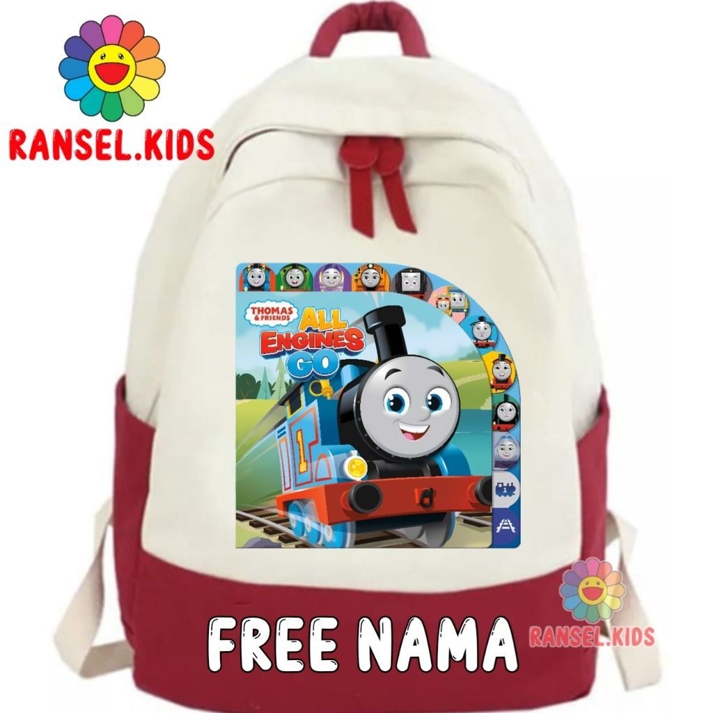 THOMAS AND FRIENDS TAS RANSEL ANAK THOMAS AND FRIENDS TAS ANAK CEWEK COWOK CUSTOM