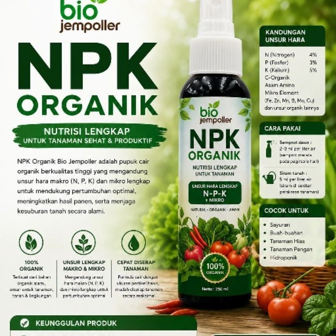 NPK organik bio jempoller