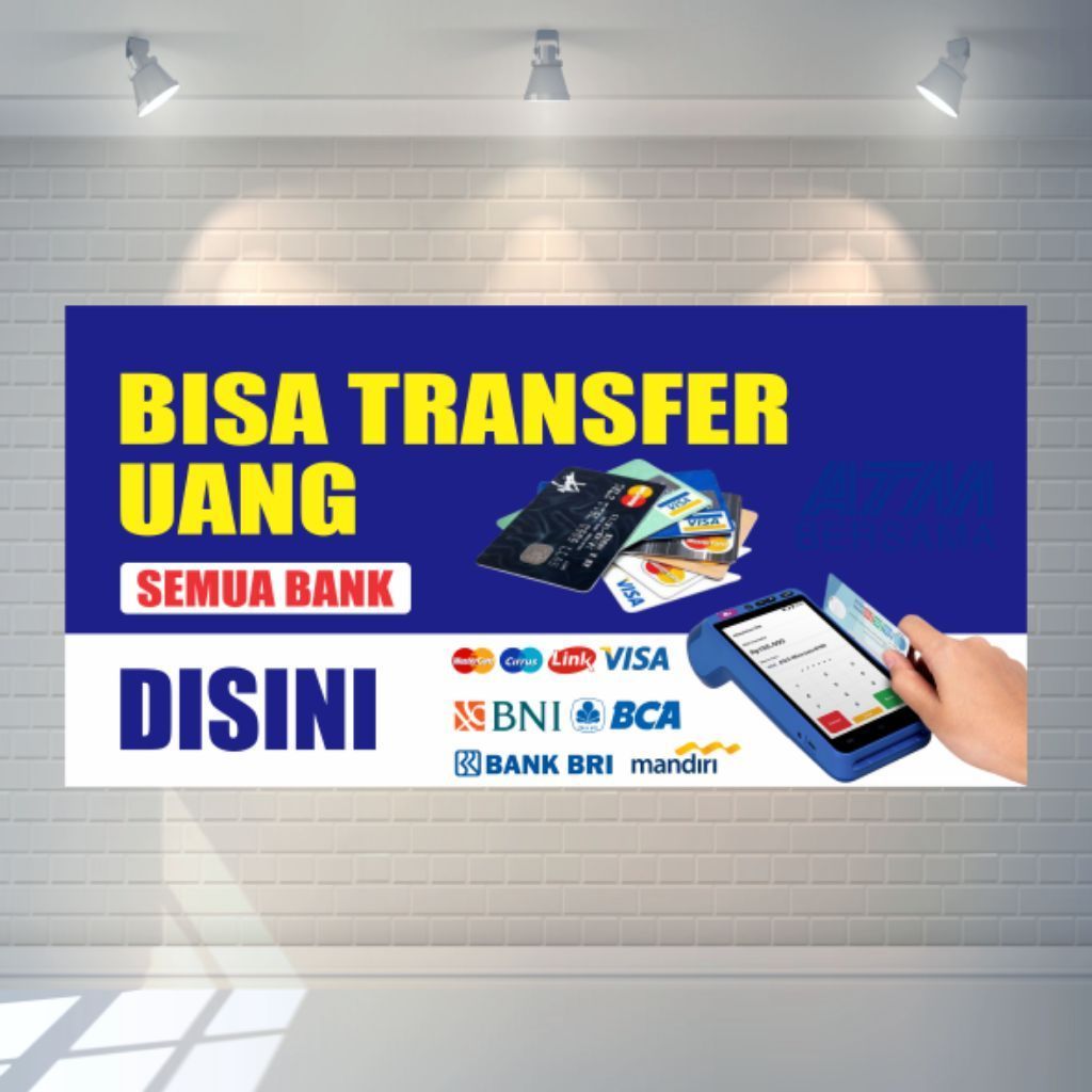 Cetak Banner Transfer Uang