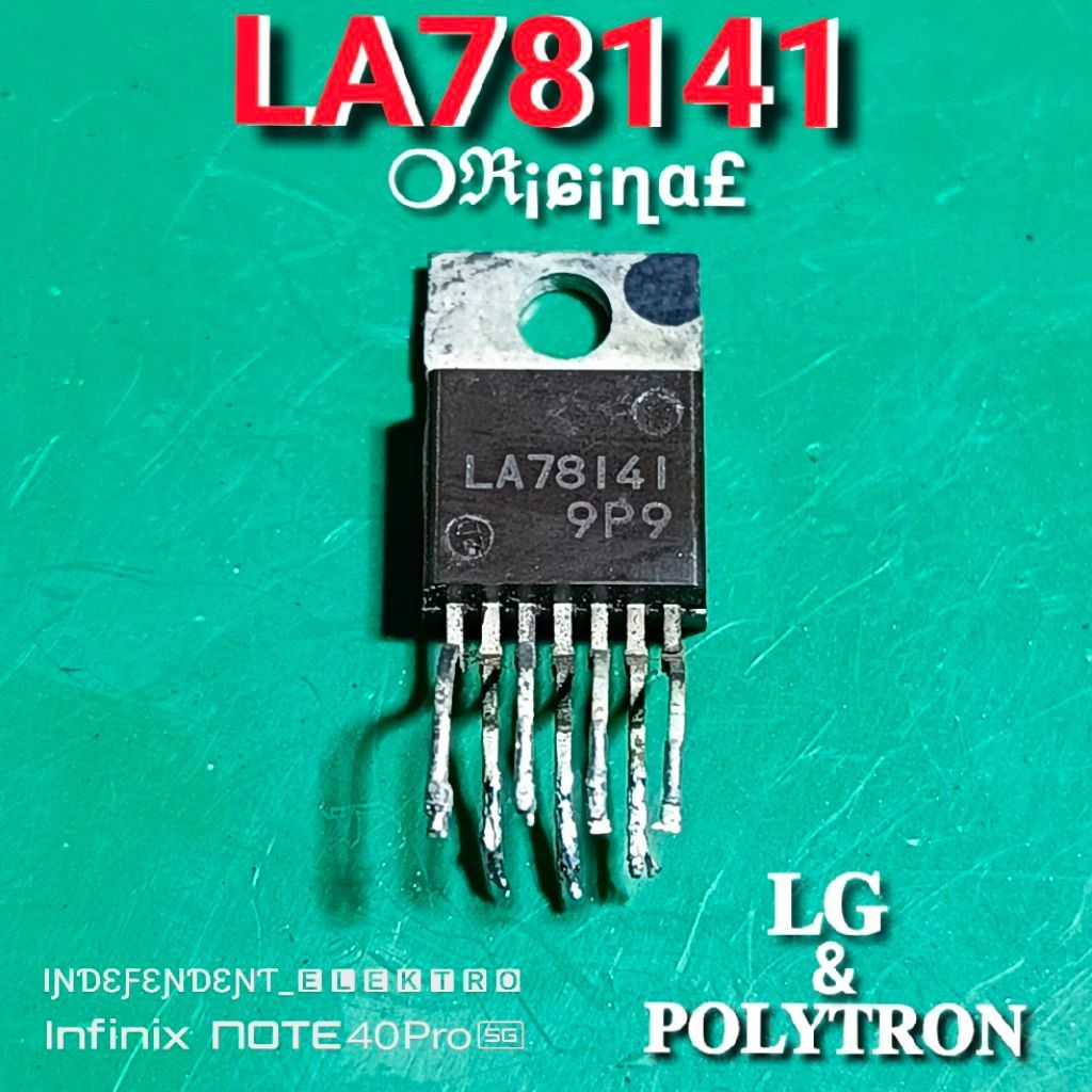 LA78141   la78141   LA 78141   LA78141 original Tv polytron