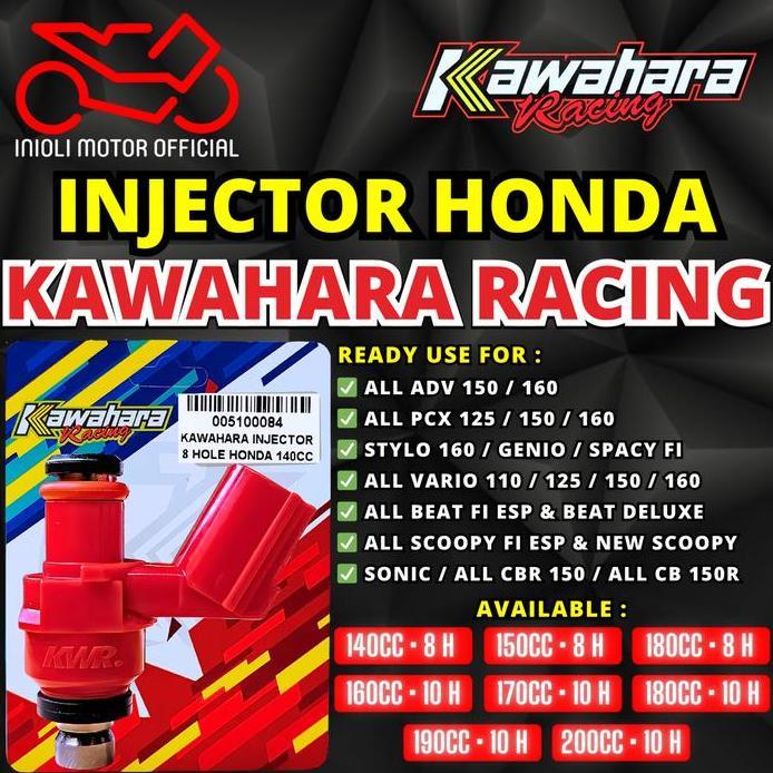 INJECTOR KAWAHARA RACING BEAT PCX VARIO 125 FI VARIO 150 ESP BEAT DELUXE SCOOPY ADV GENIO STYLO SONI