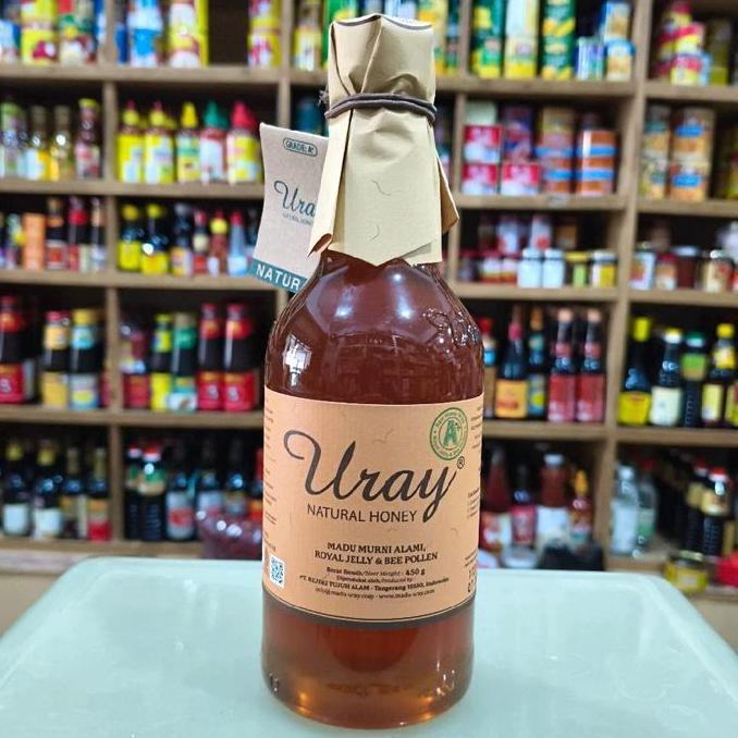 Ready Uray Natural Honey Madu Murni Alami, Royal Jelly & Bee Pollen 450gr